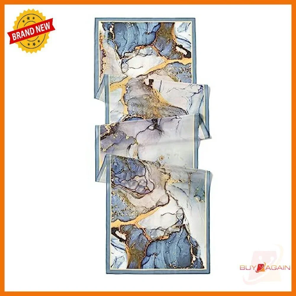 100% Mulberry Silk Scarf 55x14 Inches Long Rectangular Hair Towel Gift